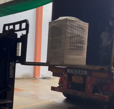 蒸發(fā)冷工業(yè)省電空調(diào)出口裝柜